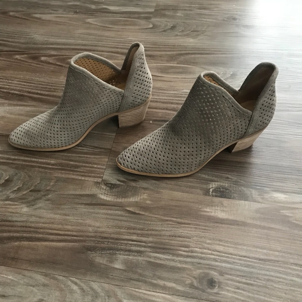 Lucky brand ankle taupe mesh booties - Picture 2 of 7